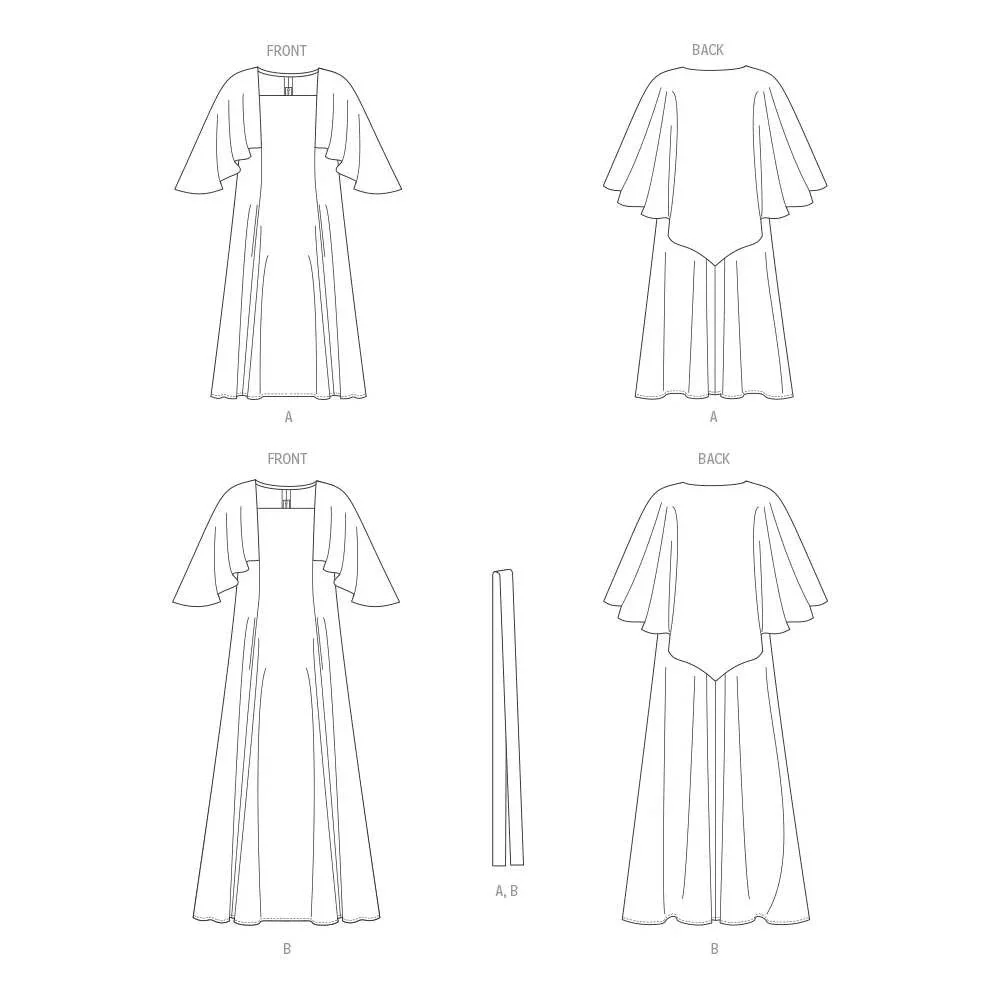 Vogue V1947 Sewing Pattern Women Size 8-16 1976 Reissue Evening‎ Cape Dress